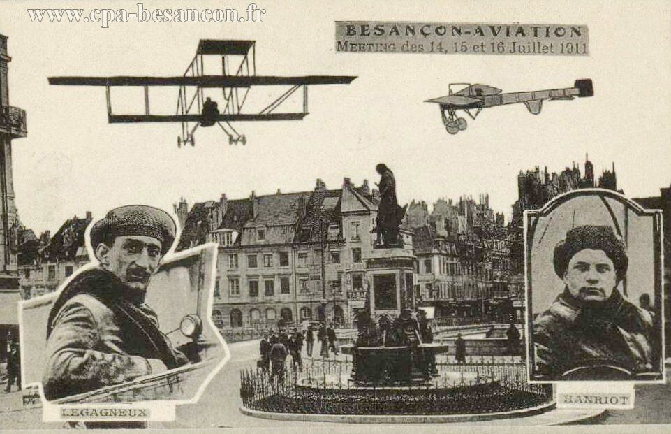 BESANÇON-AVIATION - MEETING des 14, 15 et 16 Juillet 1911
